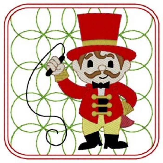 Picture of Ringmaster Quilt Square Machine Embroidery Design