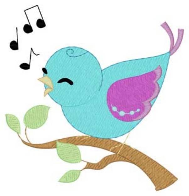 Picture of Songbird Machine Embroidery Design