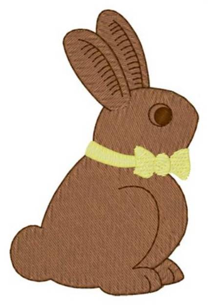 Picture of Chocolate Bunny Machine Embroidery Design