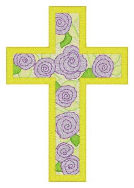 Picture of Easter Cross Machine Embroidery Design