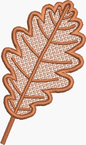 FSL Oak Leaf Machine Embroidery Design