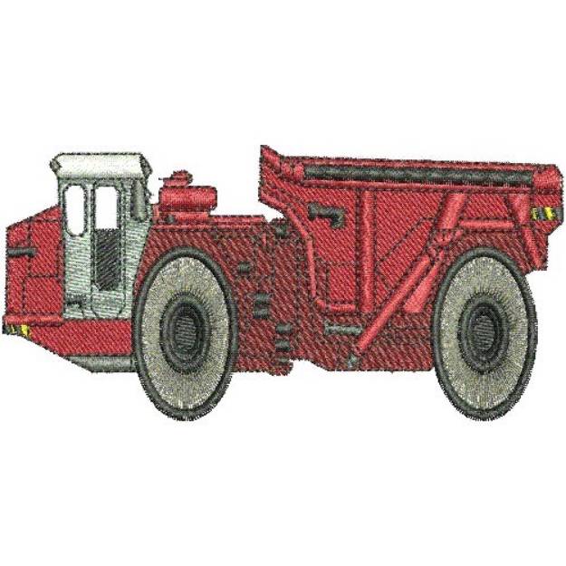 Picture of Mine Truck Machine Embroidery Design