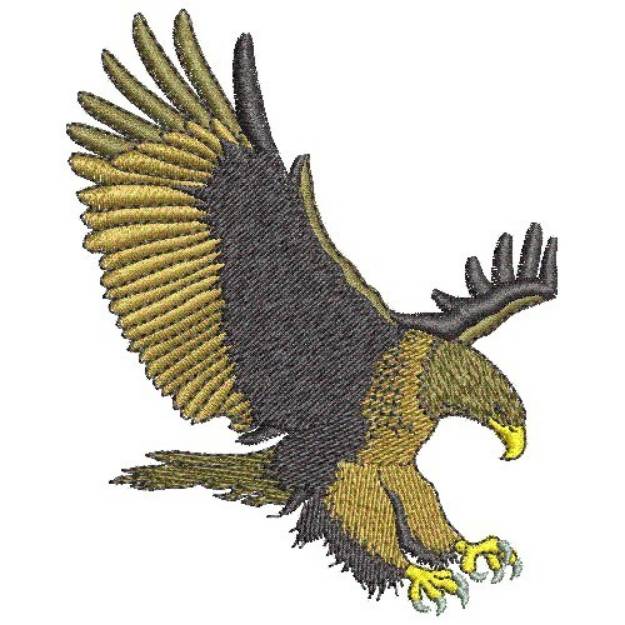 Picture of SWOOPING EAGLE Machine Embroidery Design