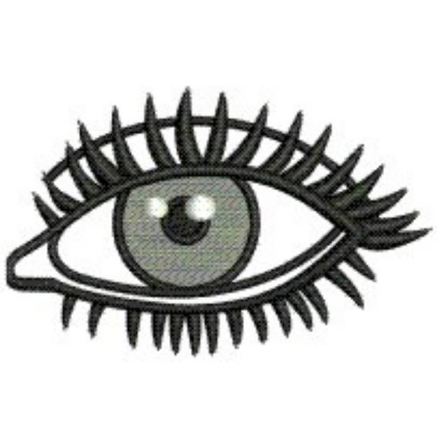 Picture of EYE ABSTRACT Machine Embroidery Design