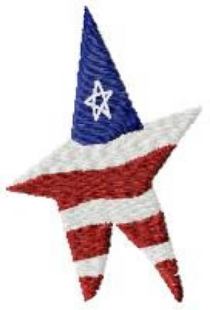 Picture of Americana Star Machine Embroidery Design