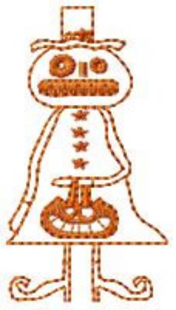 Picture of Halloween Jack Machine Embroidery Design