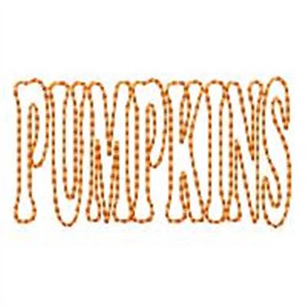 Picture of Pumpkins Machine Embroidery Design