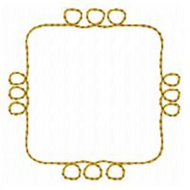 Picture of Frame Loops Machine Embroidery Design