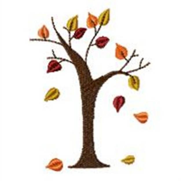 Picture of Autumn Tree Machine Embroidery Design