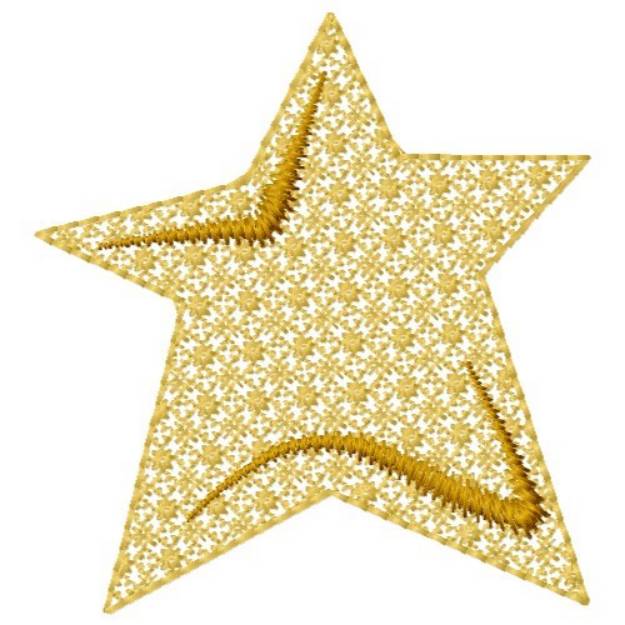 Picture of Christmas Star Machine Embroidery Design