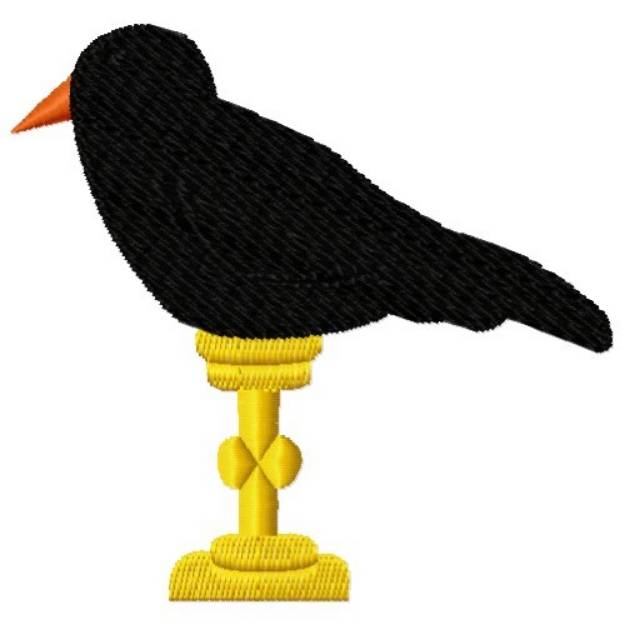 Picture of Raven Machine Embroidery Design