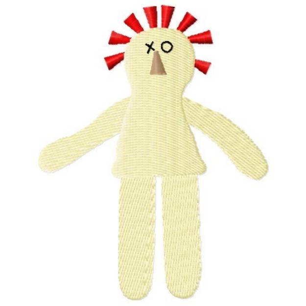 Picture of Raggedy Doll Machine Embroidery Design