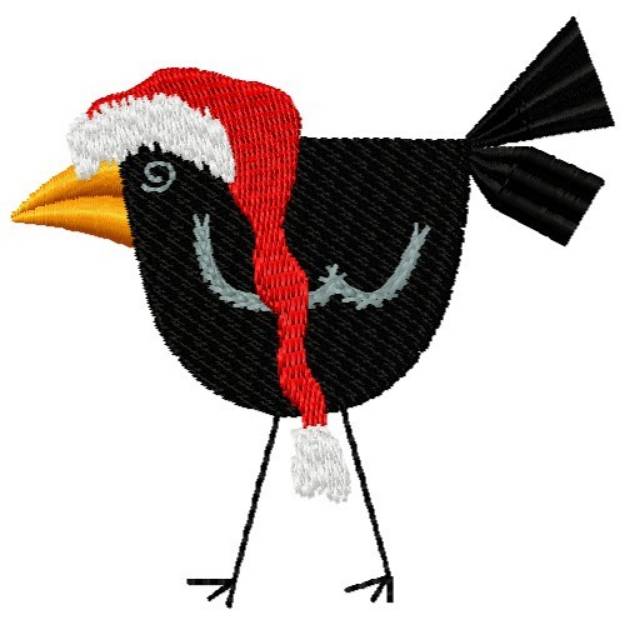 Picture of Santa Bird Machine Embroidery Design