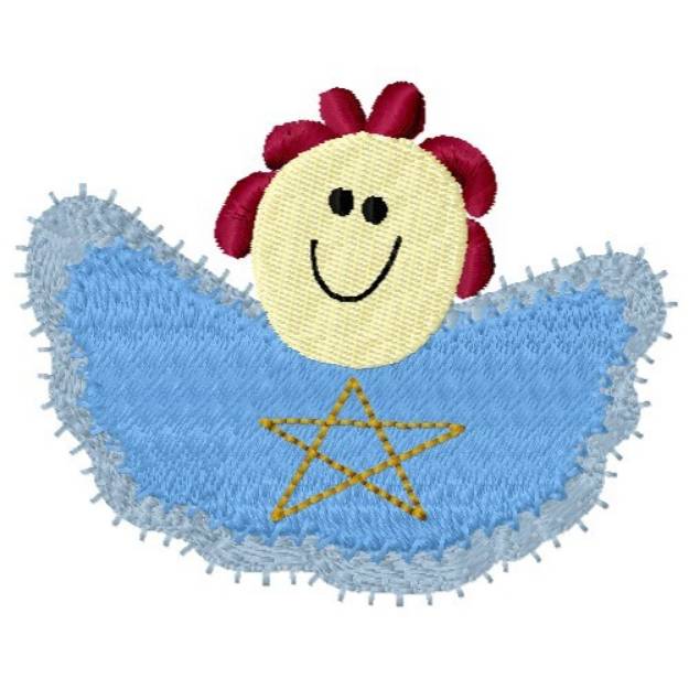 Picture of Primitive Angel Machine Embroidery Design