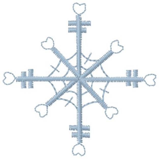 Picture of Snowflake Machine Embroidery Design