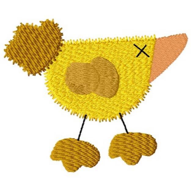 Picture of Primitive Chick Machine Embroidery Design