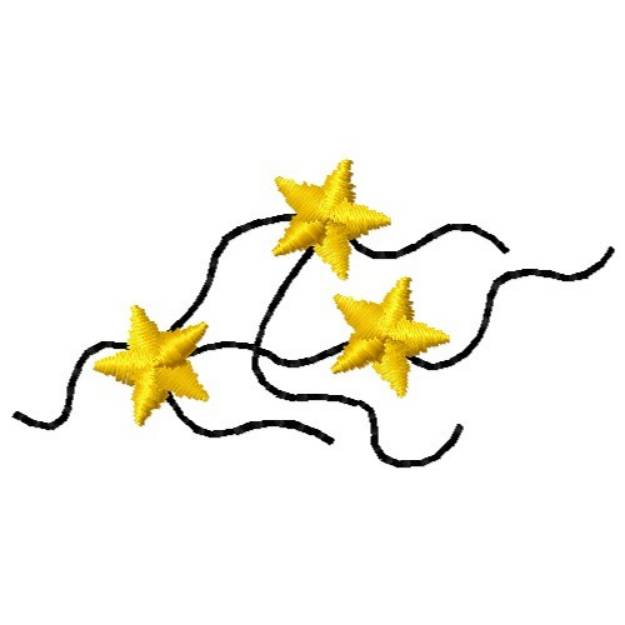 Picture of Star Decortation Machine Embroidery Design