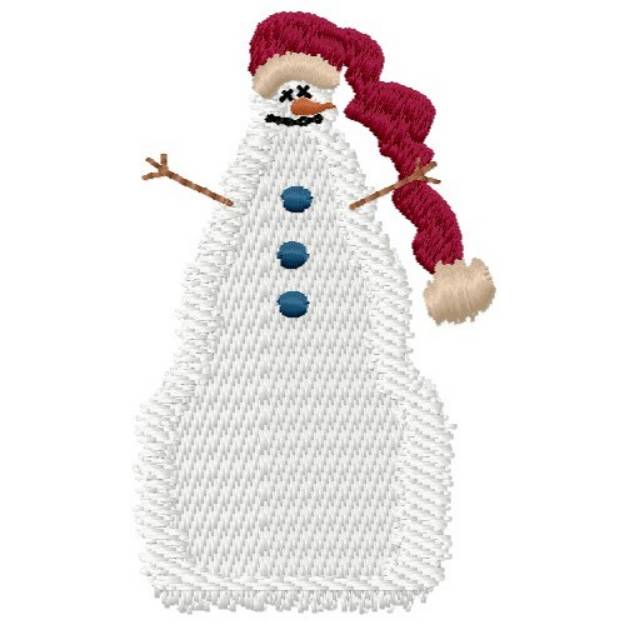 Picture of Santa Snowman Machine Embroidery Design