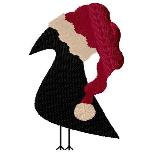Picture of Xmas Raven Machine Embroidery Design