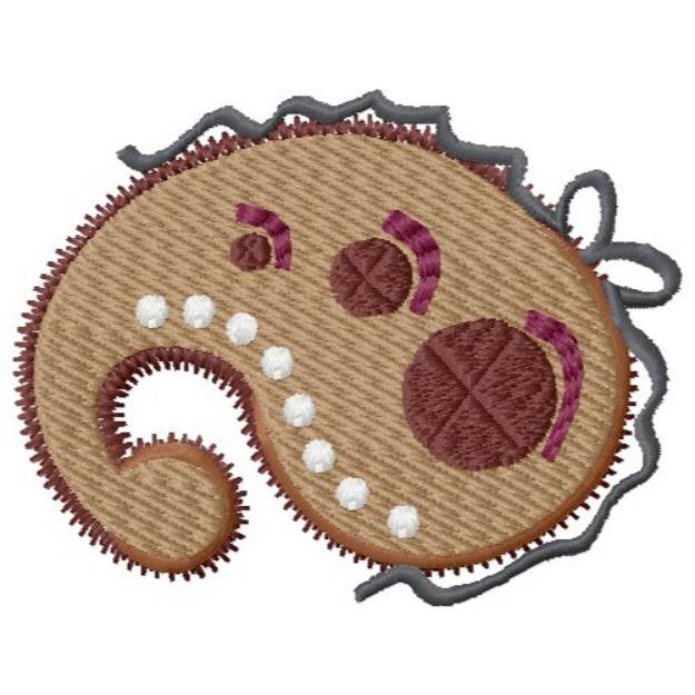 Picture of Primitive Paisley Machine Embroidery Design