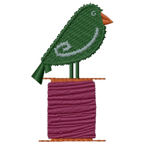 Crow On Thread Machine Embroidery Design