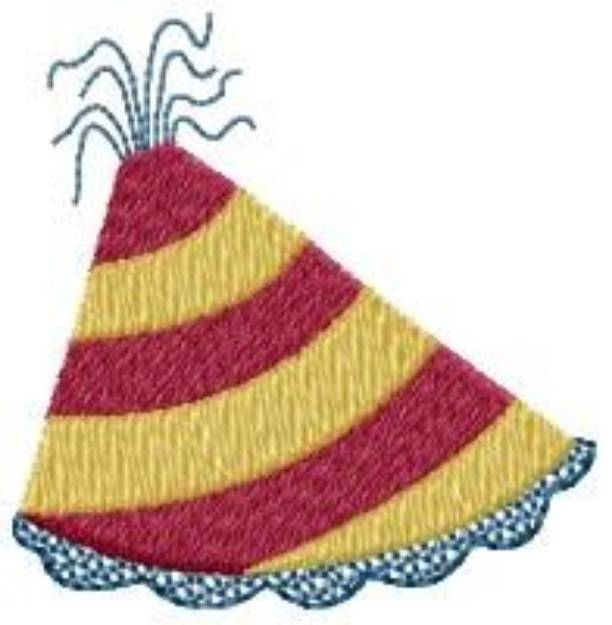 Picture of Party Hat Machine Embroidery Design