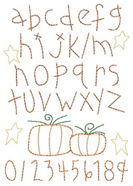 Picture of Fall Sampler Machine Embroidery Design