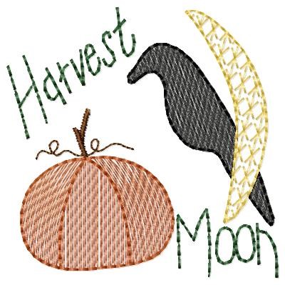 Harvest Moon Machine Embroidery Design