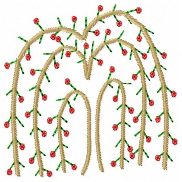 Picture of Weeping Willow Machine Embroidery Design