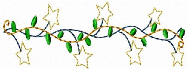 Picture of Star Vine Machine Embroidery Design