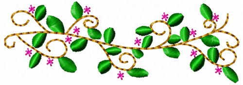 Border Vine Machine Embroidery Design