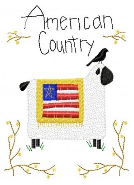 Picture of American Country Machine Embroidery Design