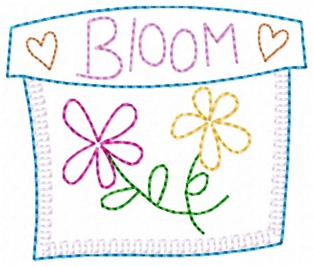 Picture of Flower Bloom Machine Embroidery Design