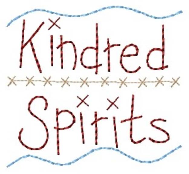 Picture of Kindred Spirits Machine Embroidery Design