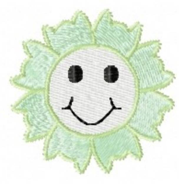 Picture of Smile Flower Machine Embroidery Design