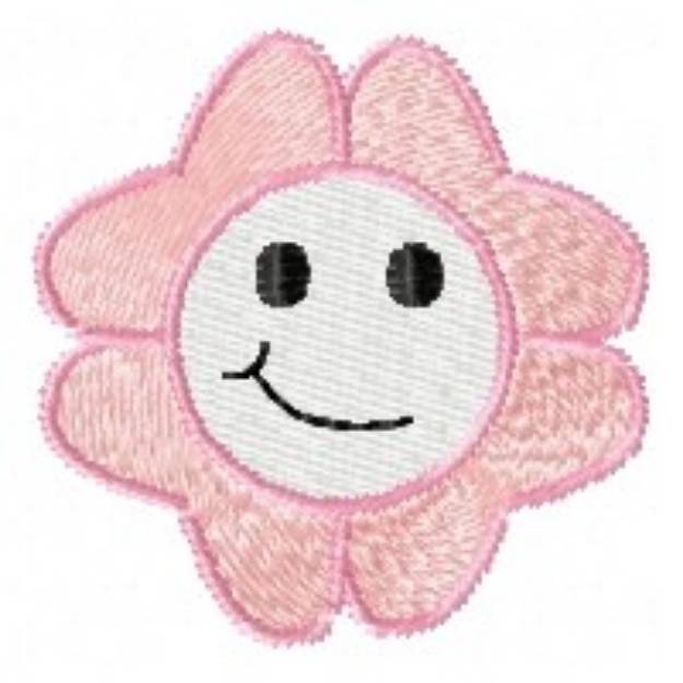 Picture of Smiley Bloom Machine Embroidery Design