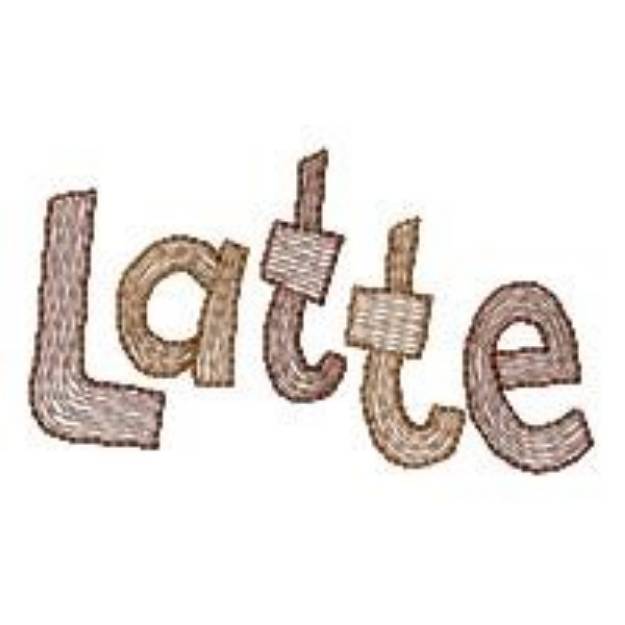 Picture of Latte Machine Embroidery Design