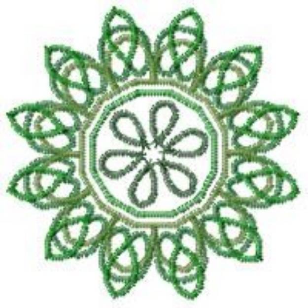 Picture of Loop Flower Machine Embroidery Design