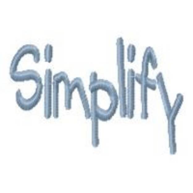 Picture of Simplify Machine Embroidery Design