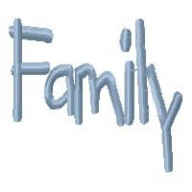 Picture of Family Machine Embroidery Design