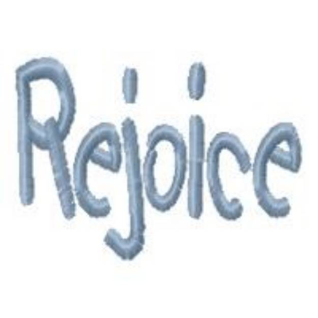 Picture of Rejoice Machine Embroidery Design