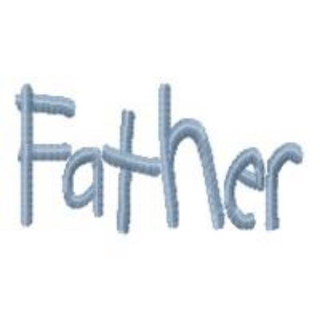 Picture of Father Machine Embroidery Design