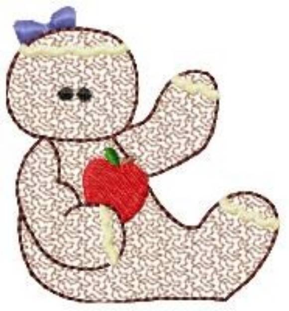 Picture of Gingerbread & Apple Machine Embroidery Design