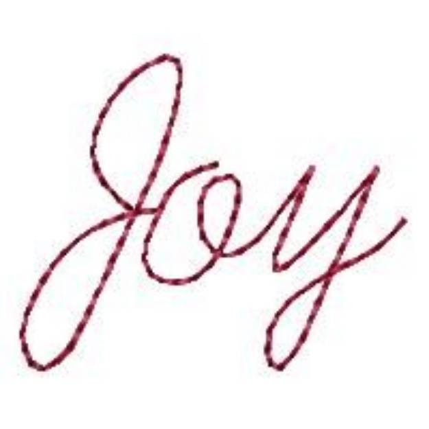 Picture of Joy Machine Embroidery Design