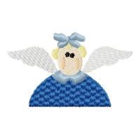 Blue Angel Machine Embroidery Design