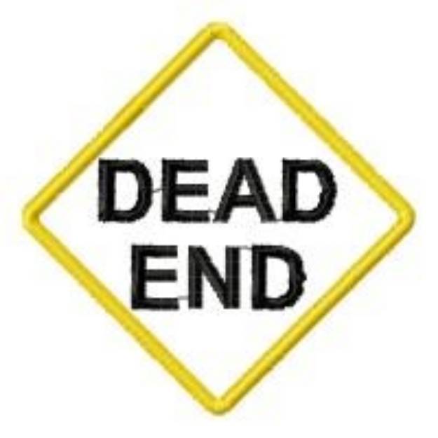 Picture of Dead End Machine Embroidery Design