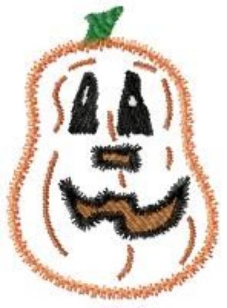 Picture of Pumpkin Outline Machine Embroidery Design