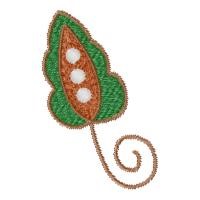 Green Leaf Machine Embroidery Design