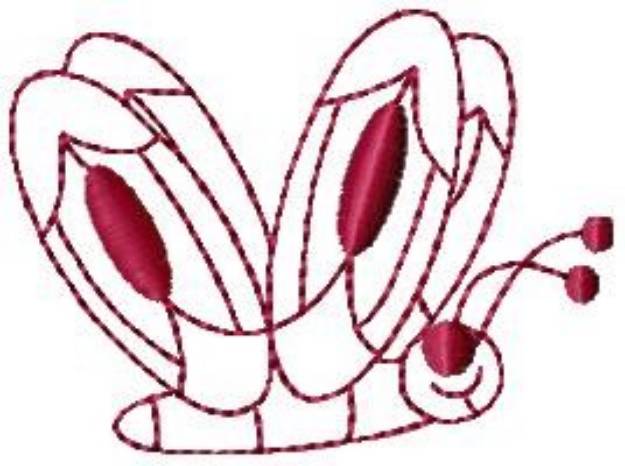 Picture of Butterfly Outline Machine Embroidery Design