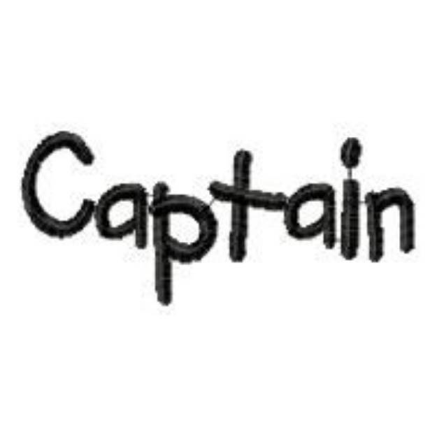 Picture of Captain Machine Embroidery Design